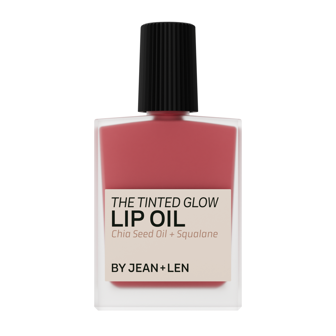 Jean&Len The Tinted Glow Lip Oil 040 Rhubarb Glaze, 14 ml Produktansicht Vorne