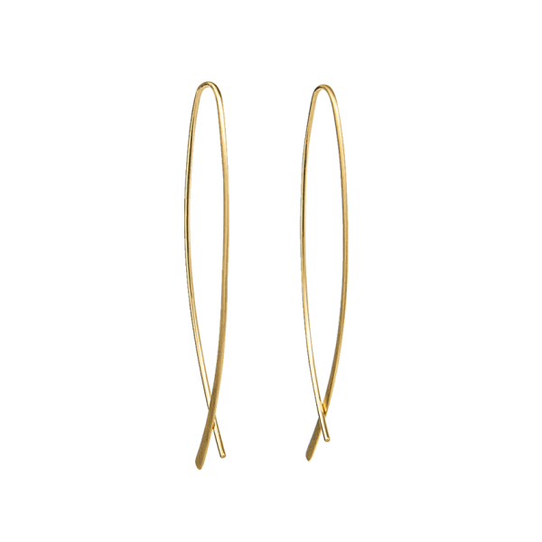 Greta Earrings - 925 Gold-plated Silver
