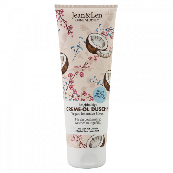 Rich Cream-Oil Shower Gel Organic Oat Milk/Coconut Oil, 250 ml